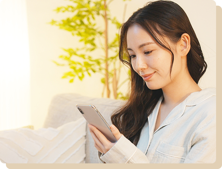 24時間いつでも対応WEB・LINE予約